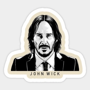 John Wick - keanu reeves Sticker